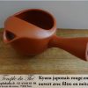 Kyusu japonais ouvert 25 cl rouge – Image 3