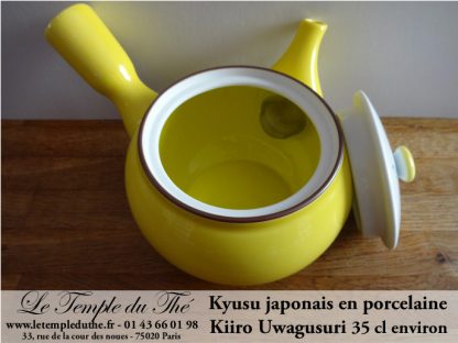 Kyusu en porcelaine 35 cl Kiiro Uwagusuri