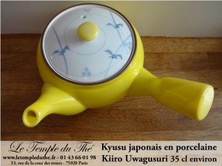 Kyusu en porcelaine 35 cl Kiiro Uwagusuri