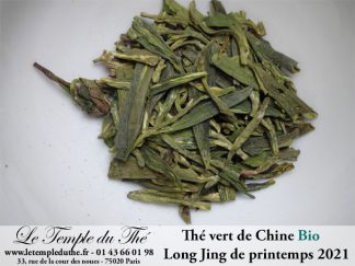 Thé vert de Chine Long Jing BIO 2021