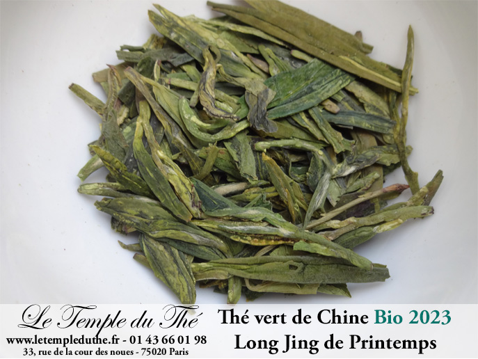 Thé vert de Chine Long Jing BIO 2023