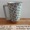 Long mug japonais en céramique 35 cl spirales – Image 2