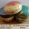 Deux boîtes à thé du Japon Ikebana – Image 2