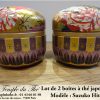 Deux boîtes à thé du Japon Suzuko Hitoe – Image 3