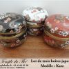 Trois boîtes à thé du Japon Kaze – Image 2