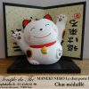 Maneki-Neko Le chat porte bonheur médaillé