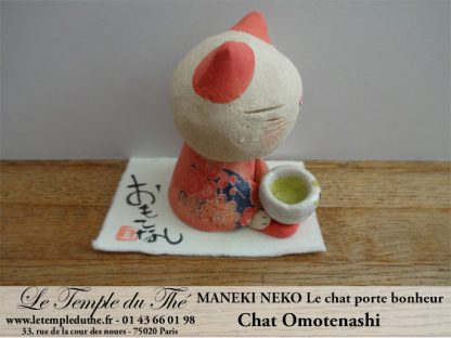 Maneki-Neko Le chat porte bonheur Omotenashi