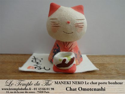 Maneki-Neko Le chat porte bonheur Omotenashi