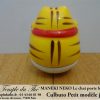 Maneki-Neko Le chat porte bonheur petit culbuto jaune – Image 3