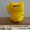 Maneki-Neko Le chat porte bonheur tirelire jaune – Image 2