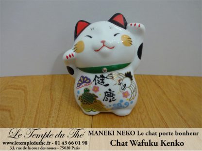 Maneki-Neko Le chat porte bonheur Wafuku Kenko