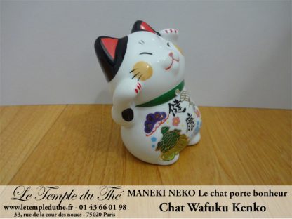 Maneki-Neko Le chat porte bonheur Wafuku Kenko