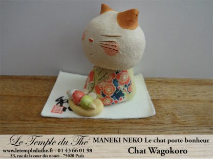 Maneki-Neko Le chat porte bonheur Wagokoro