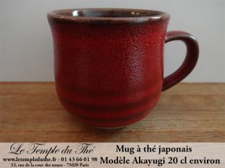 Mug en céramique japonais modèle Akayugi 20 cl