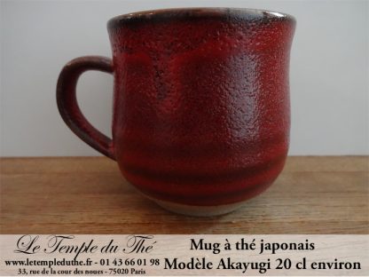 Mug en céramique japonais modèle Akayugi 20 cl