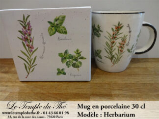 Mug à thé en porcelaine 30 cl Herbarium