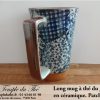 Long mug en céramique du Japon 35 cl Patchwork – Image 3