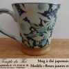 Mug en céramique du Japon 20 cl Jaunes et Bleues – Image 2