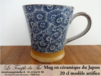 Mug en céramique japonais modèle artifice 20 cl