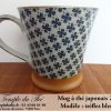 Mug en céramique du Japon trèfles bleus 20 cl – Image 3
