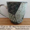 Mug en porcelaine japonais modèle patchwork Kozome