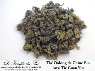 Thé Wulong (Oolong) de Chine BIO ANXI TIE GUAN YIN