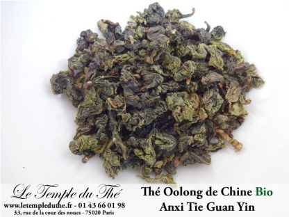 Thé Wulong (Oolong) de Chine BIO ANXI TIE GUAN YIN