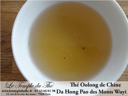 Thé semi fermenté Oolong Da Hong Pao des monts Wuyi