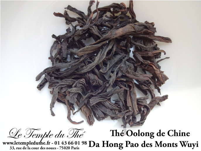 Thé semi fermenté Oolong Da Hong Pao des monts Wuyi