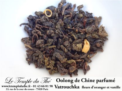 Thé Oolong de Chine Vatrouchka (fleurs d'oranger, caramel et vanille)