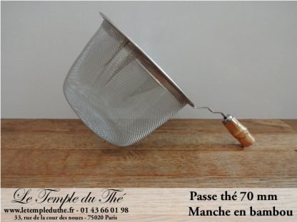 Passe thé manche en bambou 70 mm – Image 2