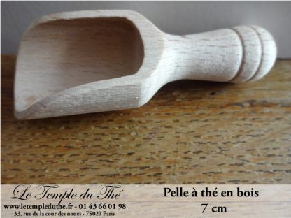 Pelle à thé en bois de 7 cm