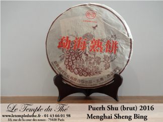 Thé puerh galette Langhe Menghai Shu Bing 2016