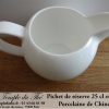 Pichet de réserve 25 cl en porcelaine