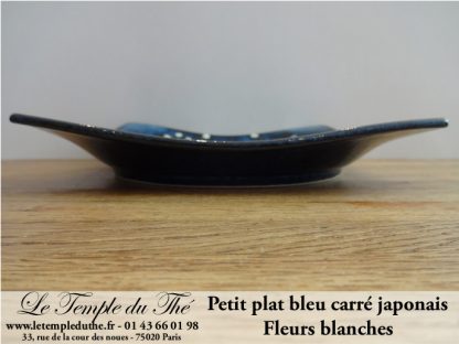 Plat carré bleu japonais