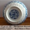 Saladier dissymétrique fleurs bleues et blanches – Image 4