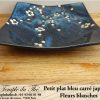 Plat japonais carré