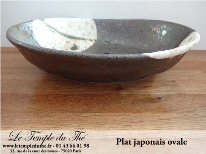 Plat japonais ovale