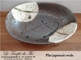 Plat japonais ovale