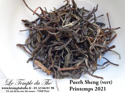 Puerh Sheng (vert) de Chine