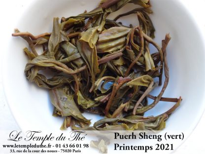 Puerh Sheng (vert) de Chine