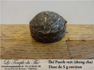 Thé Puerh brut (sheng) dose de 5 g