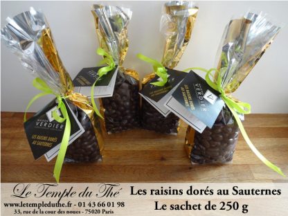 Les raisins dorés au Sauternes le sachet de 250 g