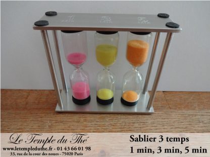 Sablier à thé 3 temps