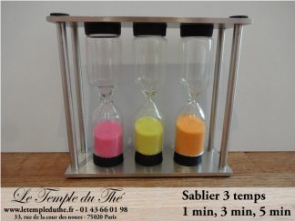 Sablier à thé 3 temps