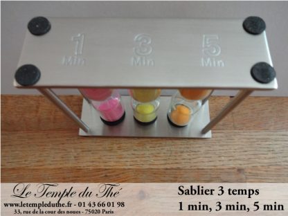 Sablier à thé 3 temps