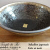 Saladier du Japon gris et noir