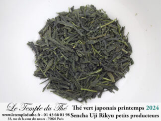 Thé du Japon petits producteurs Sencha Uji RIKYU printemps 2024