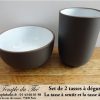 Set de deux tasses pour la dégustation