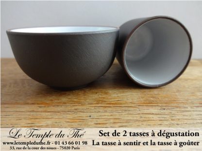 Set de deux tasses pour la dégustation